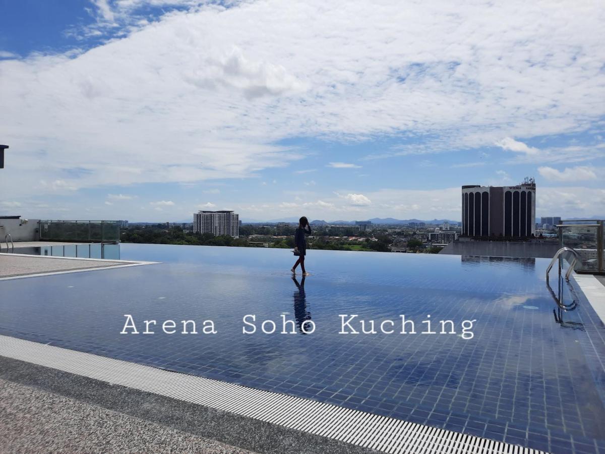 Arena Soho Kuching With Infinity Rooftop Pool And Free Wifi Kültér fotó